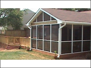 Composite Deck and Screen Porch