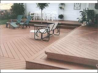 Composite Deck on 45 degree angle